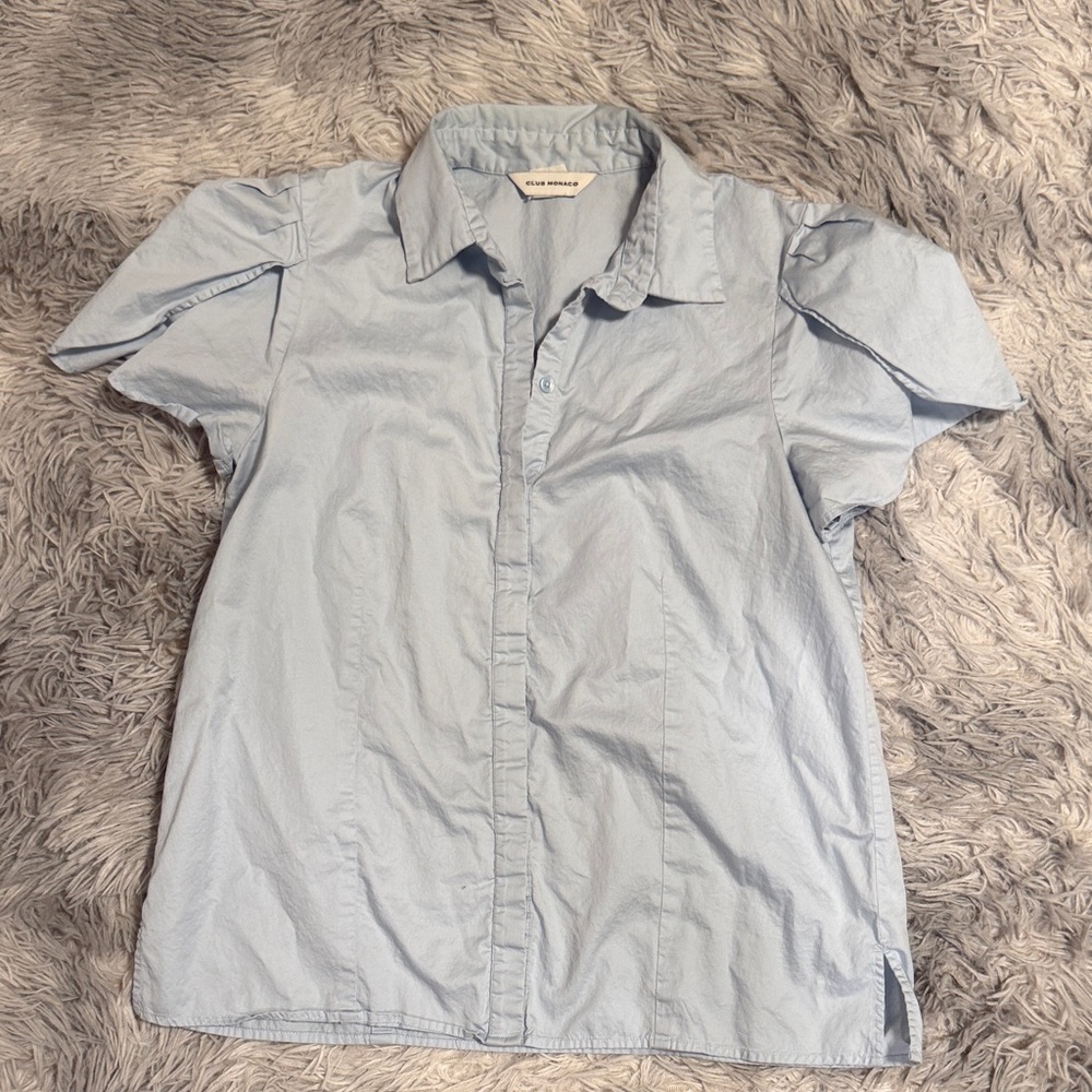 Club Monaco Light Blue Blouse